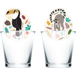 DECORATION DE VERRE JUNGLE 