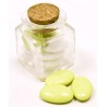 POT A DRAGEES CARRE EN VERRE 4 x 4 x 5 cm