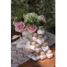 POT A DRAGEES CARRE EN VERRE 4 x 4 x 5 cm