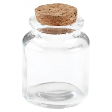 POT A DRAGEES POT A PHARMACIE EN VERRE ø 5 x 6 cm