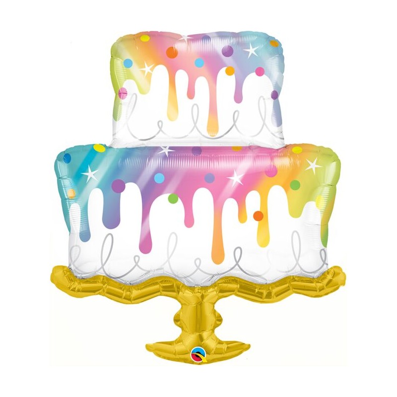 BALLON METALLIQUE GATEAU ANNIVERSAIRE 99CM BALLON METALLIQUE GATEAU ANNIVERSAIRE 99CM