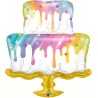 BALLON METALLIQUE GATEAU ANNIVERSAIRE 99CM 