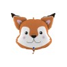 BALLON METALLIQUE TETE DE RENARD 76CM 