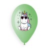 5 BALLONS BIO LATEX LICORNE 30CM 