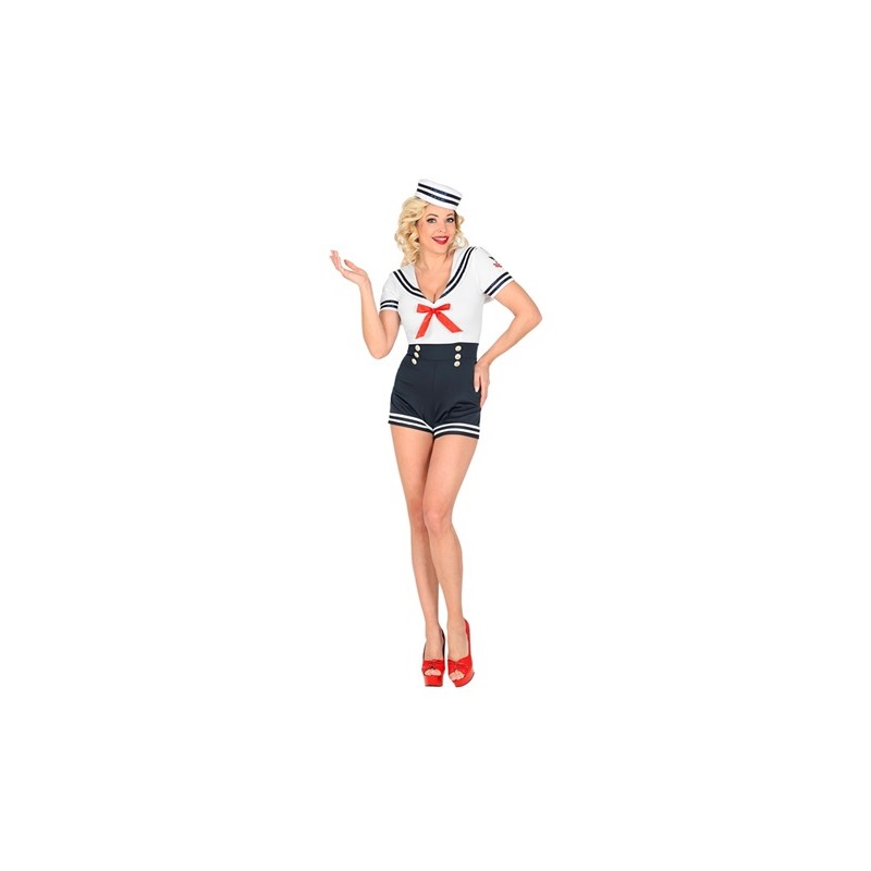 DEGUISEMENT FEMME COMBISHORT MARINE TAILLE S DEGUISEMENT FEMME COMBISHORT MARINE TAILLE S