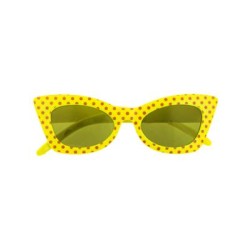 LUNETTES ROCK'N ROLL JAUNE FLUO 