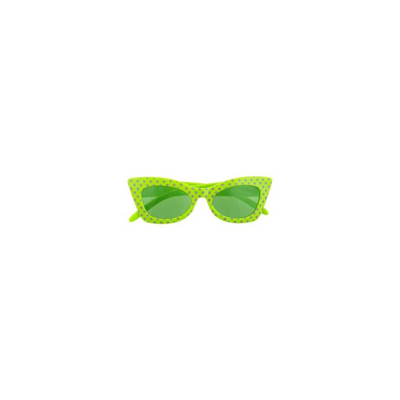 LUNETTES ROCK'N ROLL VERT FLUO LUNETTES ROCK'N ROLL VERT FLUO