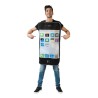 DEGUISEMENT TELEPHONE PORTABLE SMARTPHONE TAILLE UNIQUE 