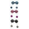 LUNETTE RONDE DISCO AVEC BOULE A FACETTE 