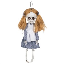 DECORATION HALLOWEEN SUSPENDUE POUPEE SQUELETTE