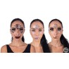 STRASS DE VISAGE AUTOCOLLANT 3 MODELES ALEATOIRES POUR HALLOWEEN