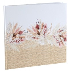 LIVRE DOR BLANC FLEURS ROMANTIQUE BOHEME 