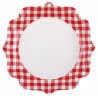 10 ASSIETTES VICHY 21 CM