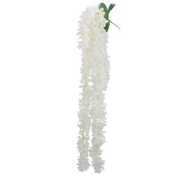 DESCENTE DE 5 BRANCHES DE GLYCINE BLANCHE 1.10M