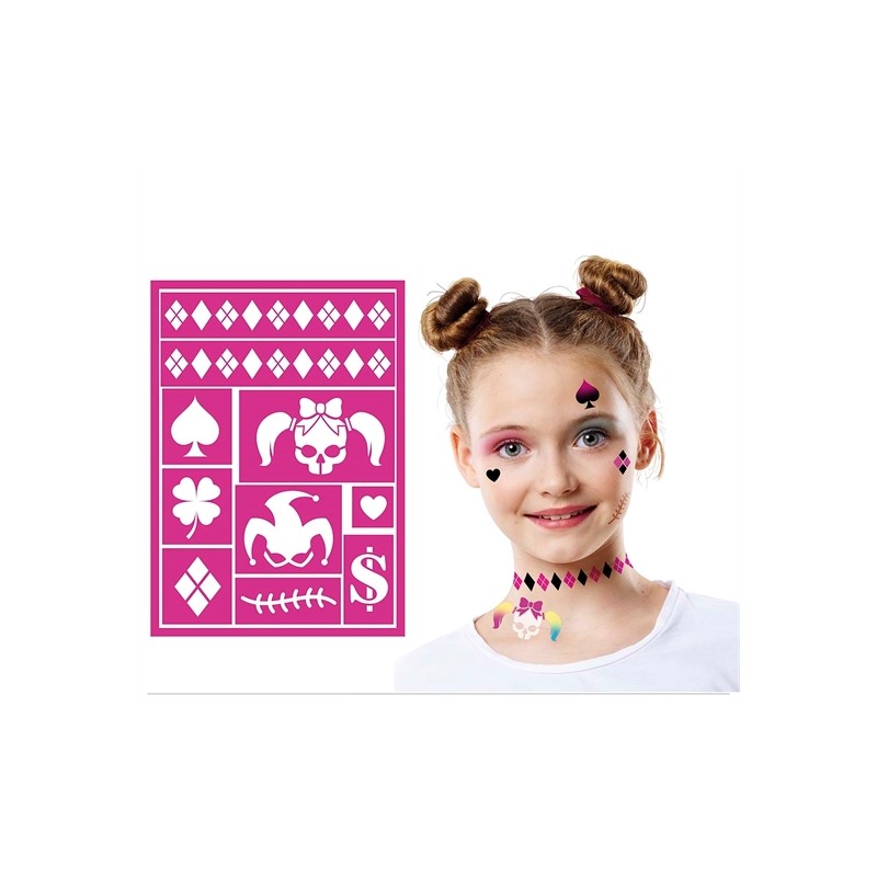POCHOIR POUR MAQUILLAGE PIRATE 14 X 20 CM POCHOIR POUR MAQUILLAGE PIRATE 14 X 20 CM