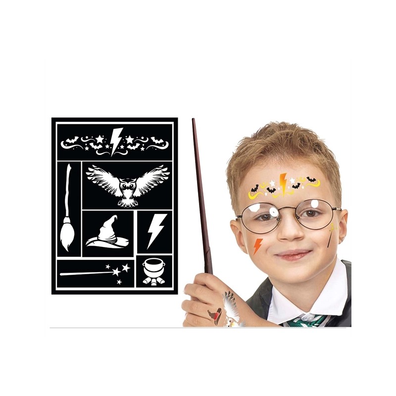 POCHOIR POUR MAQUILLAGE ECOLIER POTTER 14 X 20 CM POCHOIR POUR MAQUILLAGE ECOLIER POTTER 14 X 20 CM
