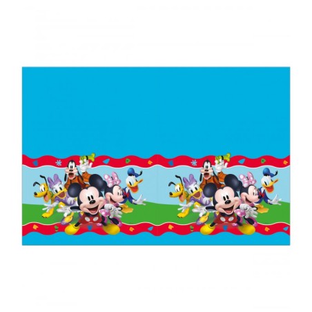 NAPPE PLASTIFIEE  MICKEY ET SES AMIS 120 X 180 CM 