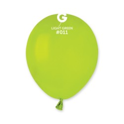 50 BALLONS VERT ANIS LIGHT GREEN LATEX 13 CM 