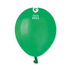 50 BALLONS VERT FONCE GREEN LATEX 13 CM 