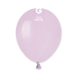 50 BALLONS LILAS LILAC LATEX 13 CM 