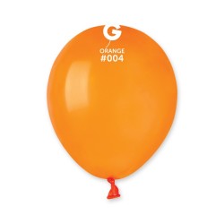 50 BALLONS ORANGE LATEX 13 CM 