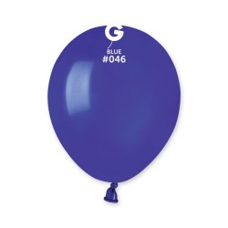 50 BALLONS BLEU ROI BLUE LATEX 13 CM 