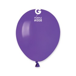 50 BALLONS VIOLET PURPLE LATEX 13 CM 