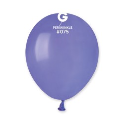 50 BALLONS BLEU PERIWINKLE LATEX 13 CM 