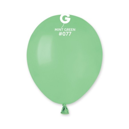 50 BALLONS VERT MENTHE MINT GREEN LATEX 13 CM 