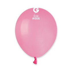 50 BALLONS ROSE LATEX 13 CM 