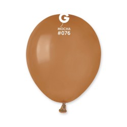 100 BALLONS MOCHA MOKA LATEX 13 CM 