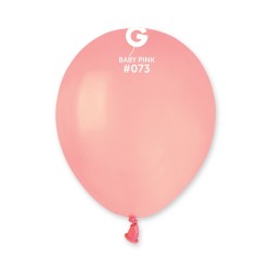 100 BALLONS ROSE BEBE BABY PINK LATEX 13 CM 