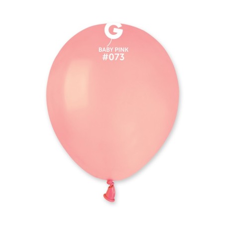 100 BALLONS ROSE BEBE BABY PINK LATEX 13 CM 