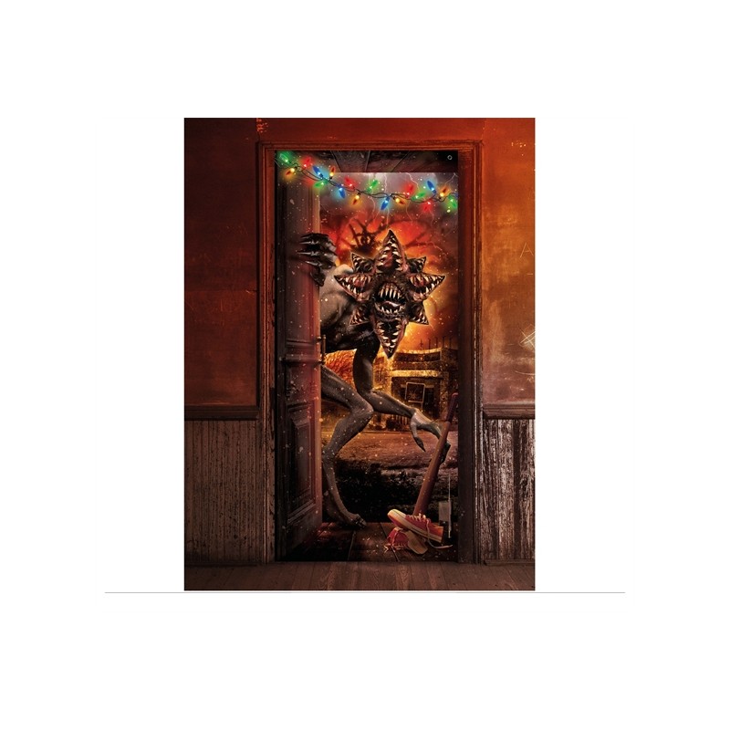 DECORATION HALLOWEEN FLEURS MONSTRE 80 X 180 CM DECORATION HALLOWEEN FLEURS MONSTRE 80 X 180 CM