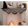 DECORATION EN DENTELLE NOIR FIRE PLACE OU HAUT DE CHEMINEE 200 X 50 CM DECORATION EN DENTELLE NOIR FIRE PLACE OU HAUT DE CHEMINEE 200 X 50 CM