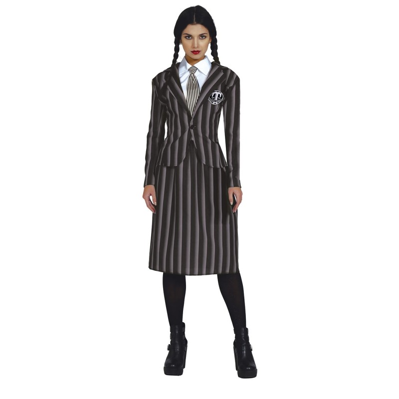 DEGUISEMENT MERCREDI ADAM UNIFORME ECOLIERE TAILLE L (42-44) DEGUISEMENT MERCREDI ADAM UNIFORME ECOLIERE TAILLE L (42-44)
