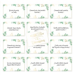 JEU LANCEUR DE DISCUSSIONS MARIAGE