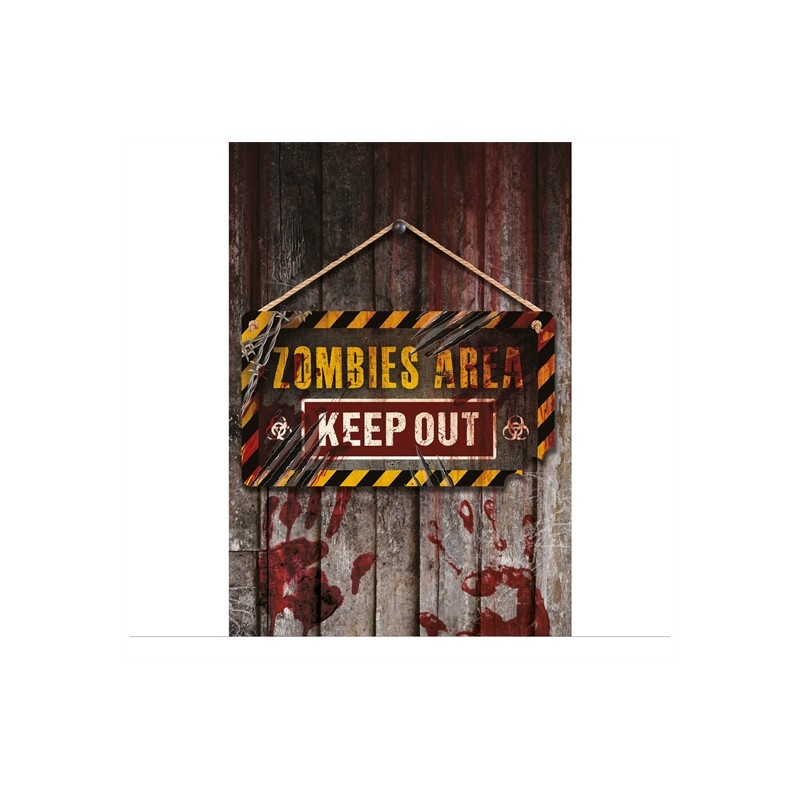 DECORATION HALLOWEEN ZOMBIE 35 X 20 CM EN BOIS DECORATION HALLOWEEN ZOMBIE 35 X 20 CM EN BOIS
