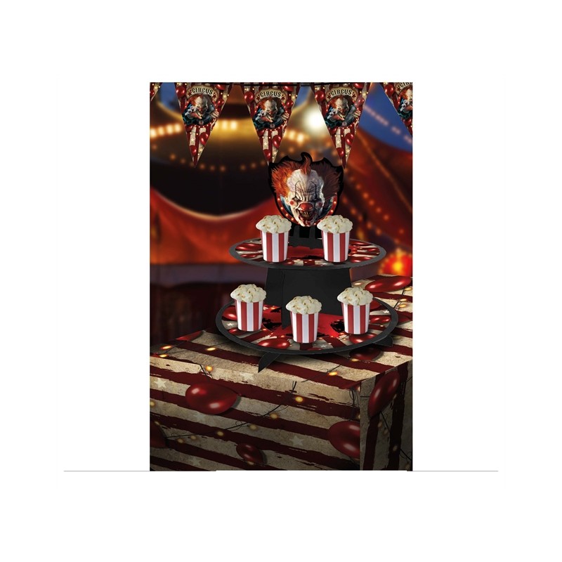 DECORATION STAND A CUP CAKE CLOWN 3 ETAGES 40 X 30 CM DECORATION STAND A CUP CAKE CLOWN 3 ETAGES 40 X 30 CM