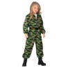 DEGUISEMENT PILOTE COMBINAISON VERT CAMOUFLAGE TAILLE 140CM