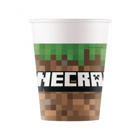 GOBELET EN CARTON MINECRAFT  200 ML