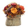 PANIER FLEURS SECHEES AUTOMNE  14.5 X 11.5 X 18.5 CM ENIRON