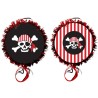 PINATA RONDE THEME PIRATE A TAPER OU A TIRER