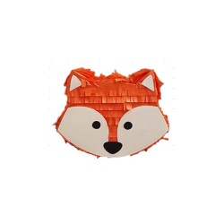 PINATA A TAPER TETE DE RENARD ORANGE