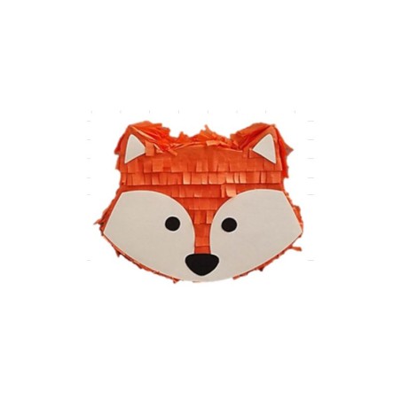PINATA A TAPER TETE DE RENARD ORANGE