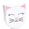 PINATA TETE DE CHAT BLANC A TAPER 35.6 X 32.5 X 8 CM