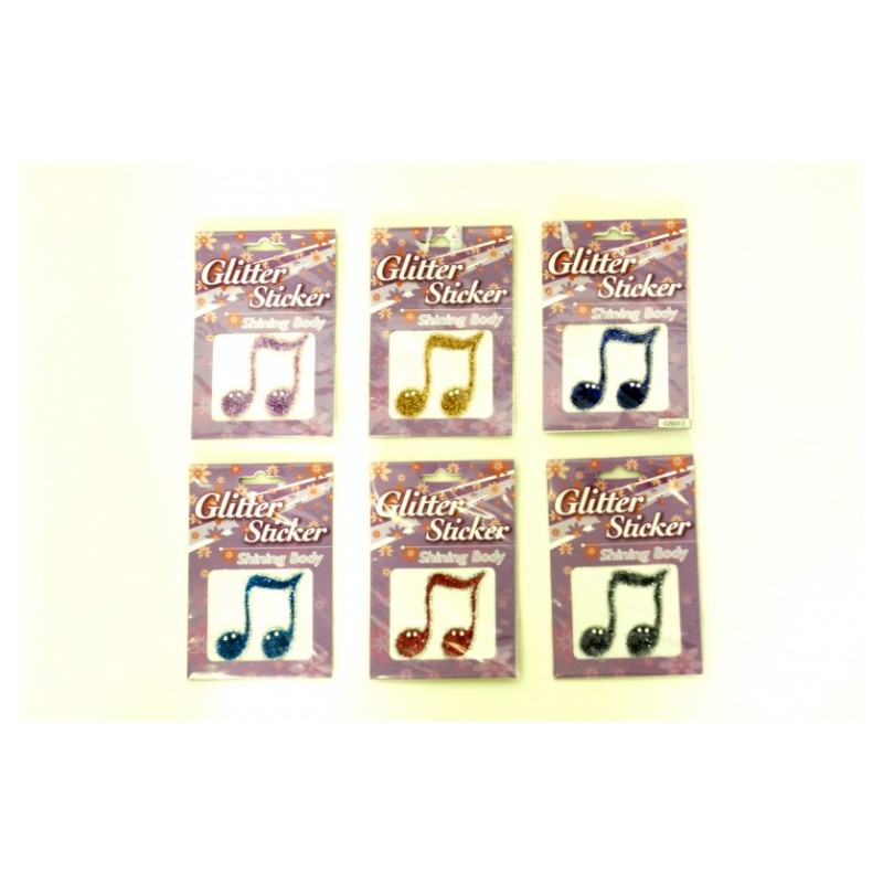 STICKER NOTE DE MUSIQUE GLITTER 6 MODELES SANS LE CHOIX DU MODELE STICKER NOTE DE MUSIQUE GLITTER 6 MODELES SANS LE CHOIX DU MODELE