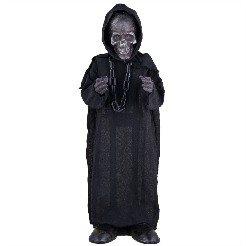 DECORATION HALLOWEEN SQUELETTE NOIR ANIME 90 CM DECORATION HALLOWEEN SQUELETTE NOIR ANIME 90 CM