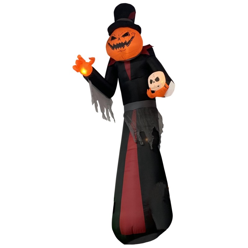 DECORATION HALLOWEEN CITROUILLE GONFLABLE 365 x 170 x 60 cm DECORATION HALLOWEEN CITROUILLE GONFLABLE 365 x 170 x 60 cm