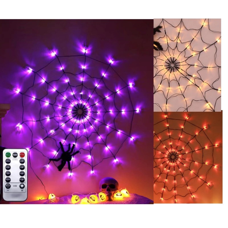 DECORATION HALLOWEEN TOILE LED 1M DECORATION HALLOWEEN TOILE LED 1M